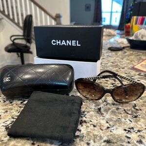 CHANEL 5304 c.714/S5 60-16 135 3N Tortoise Brown Sunglasses